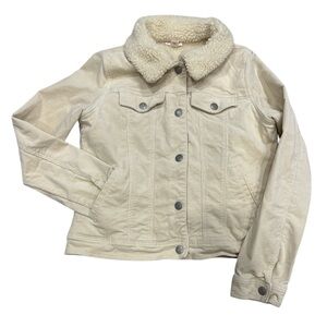 Cat & Jack Corduroy Jacket Kids Sherpa Lined Coat